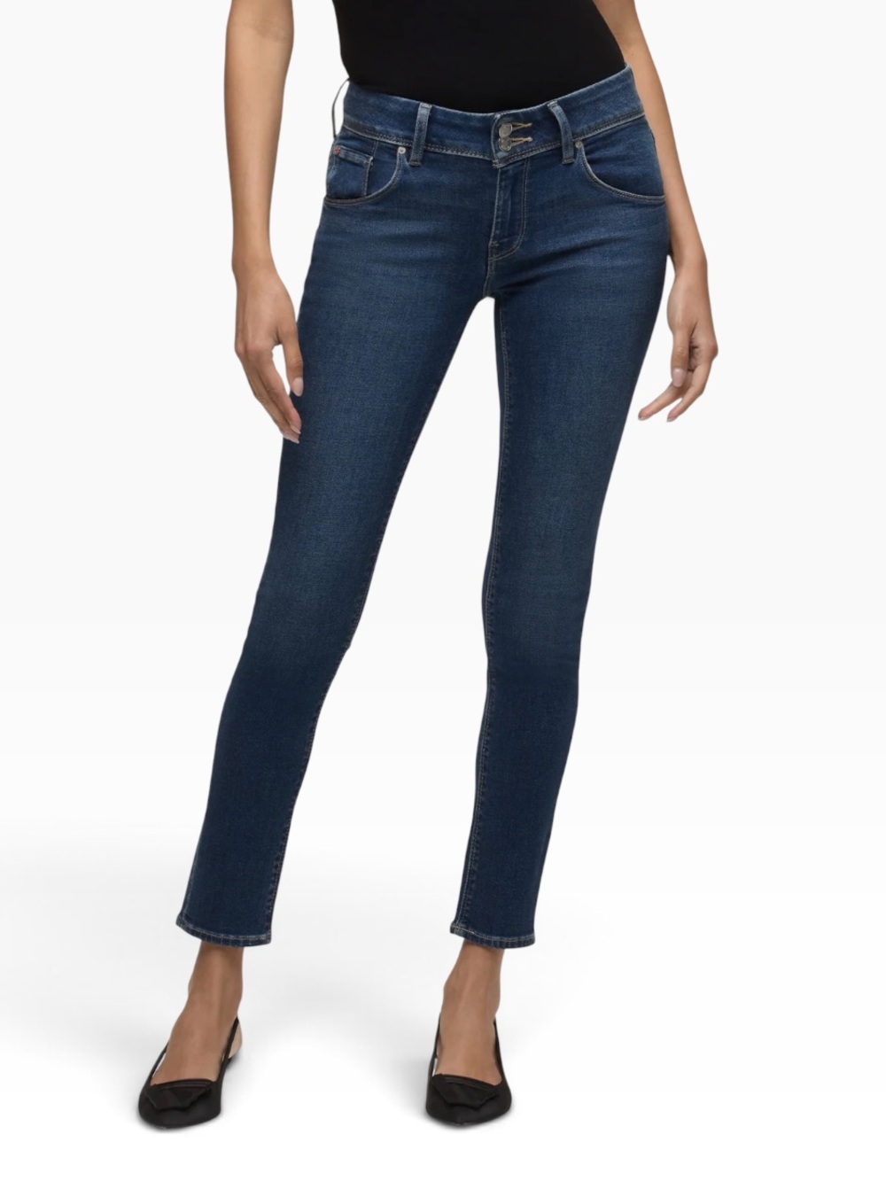 Hudson Collin Crop Low Rise Skinny Jean Size 25 Y2k